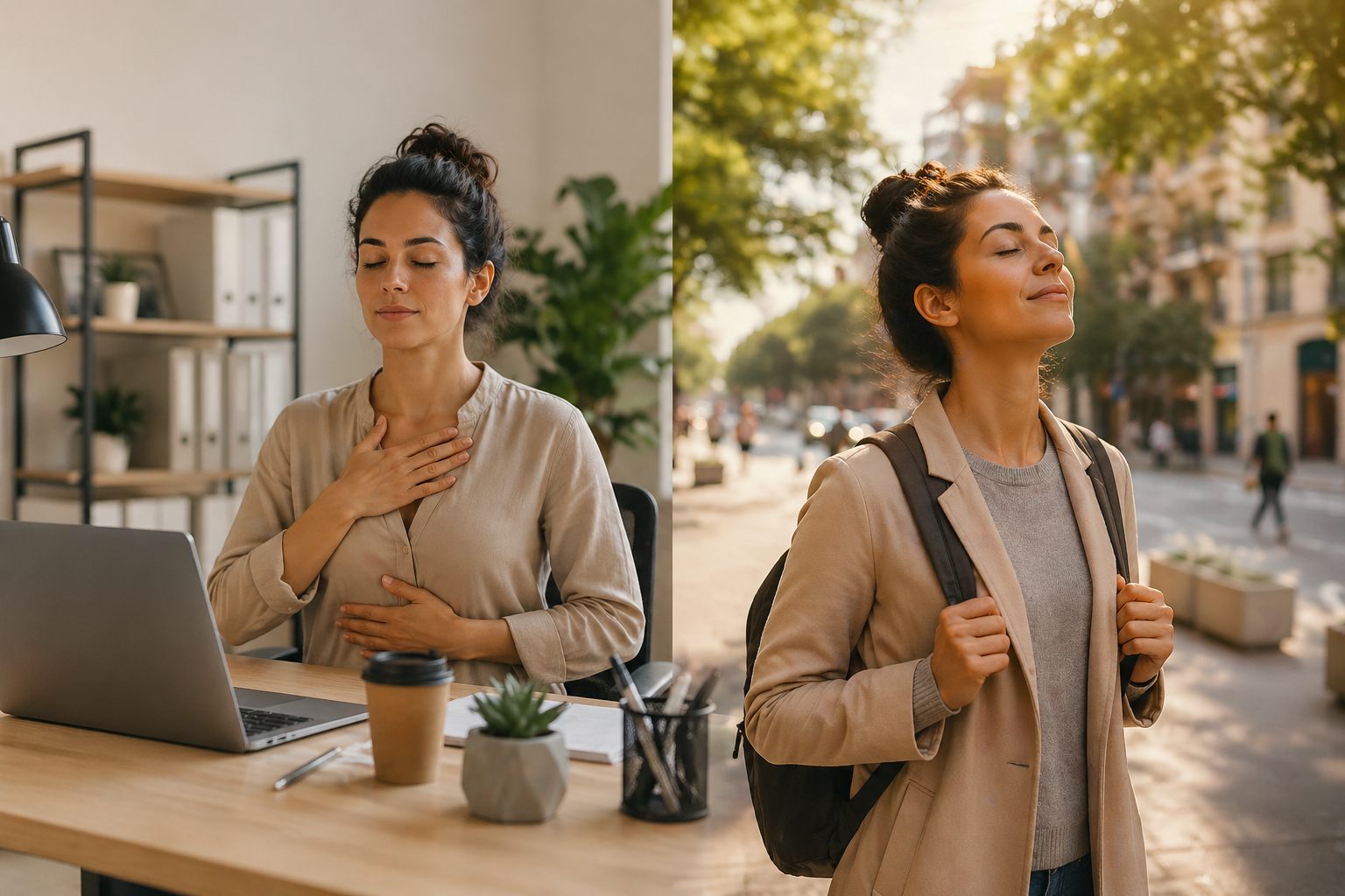 Cum să reduci rapid stresul la birou sau pe stradă